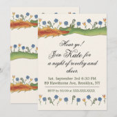 Medieval Ren Faire  dragon Invitation Kaart (Voorkant / Achterkant)