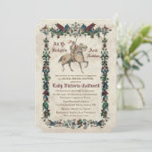 Medieval Renaissance Bridal Shower Kaart (Staand voorkant)