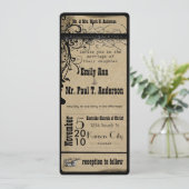 Medieval Renaissance Wedding Kaart (Staand voorkant)