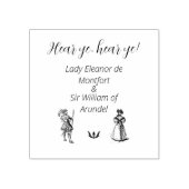 Medieval Renaissance Wedding Rubberstempel (Afrduk)