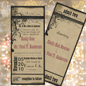 Médiéval rose, Renaissance Mariages Invitations