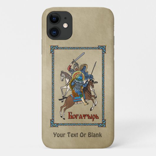 Medieval Russian Bogatyr Case-Mate iPhone Case (Achterkant)