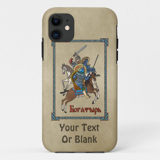Medieval Russian Bogatyr Case-Mate iPhone Case (Achterkant)