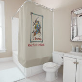 Medieval Russian Bogatyr Douchegordijn (In situ)