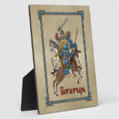 Medieval Russian Bogatyr Fotoplaat (Zijkant)