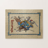 Medieval Russian Bogatyr Legpuzzel (Horizontaal)