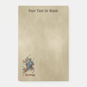 Medieval Russian Bogatyr Post-it® Notes