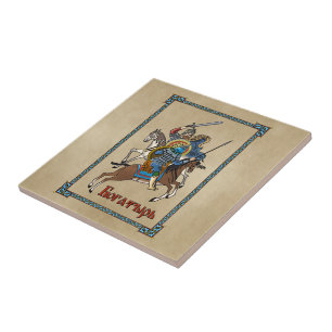 Medieval Russian Bogatyr Tegeltje