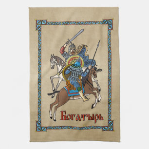 Medieval Russian Bogatyr Theedoek