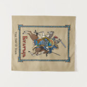 Medieval Russian Bogatyr Wandkleed (Voorkant (horizontaal))