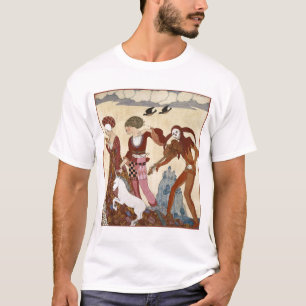 Medieval Scene van Georges Barbier T-shirt