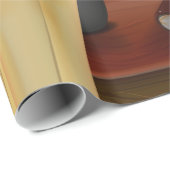 Medieval Scribe Studie Cadeaupapier (Rol Hoek)