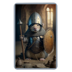 Medieval Shield Rat Magnet Magneet