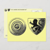 Medieval Shields Briefkaart (Voorkant / Achterkant)
