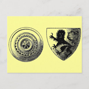 Medieval Shields Briefkaart