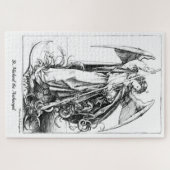 Medieval St. Michael the Archangel Classic Art Legpuzzel (Horizontaal)