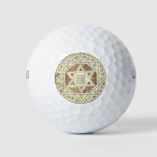 Medieval Star van David Golfballen (Voorkant)