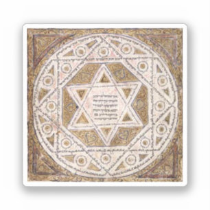 Medieval Star van David Sticker