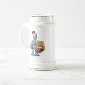 Medieval Stein Bierpul (Voorkant links)