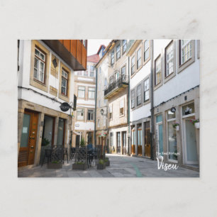 Medieval Street - Viseu Portugal Briefkaart