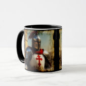 Medieval Templar Knight Mok (Voorkant links)