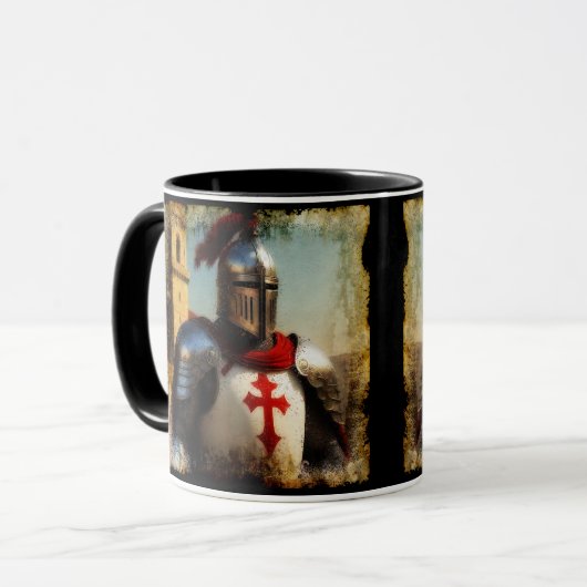 Medieval Templar Knight Mok (Voorkant links)