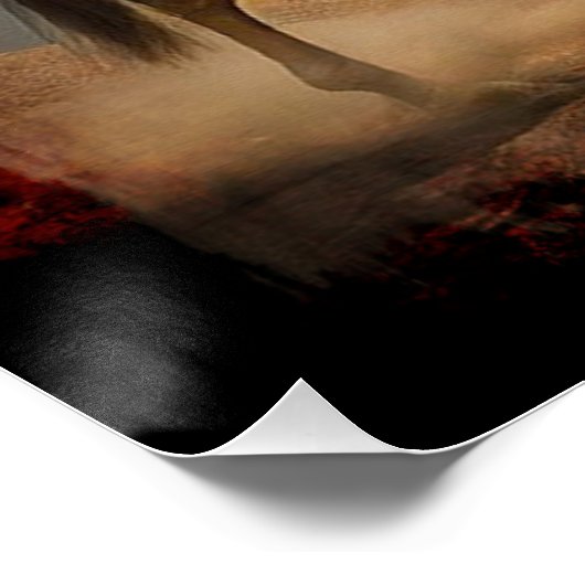 Medieval Templar Knight Perfect Poster (Hoek)