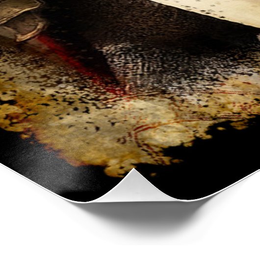 Medieval Templar Knight Perfect Poster (Hoek)