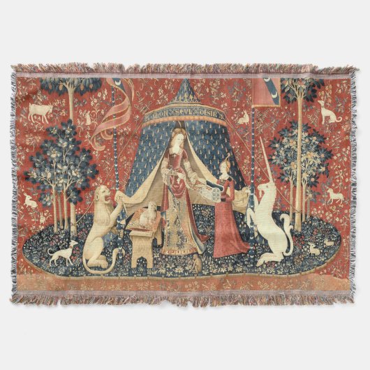Medieval The Lady en Unicorn (1484 - 1500) Deken (Voorkant)