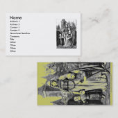 Medieval Times Visitekaartje (Voorkant / Achterkant)