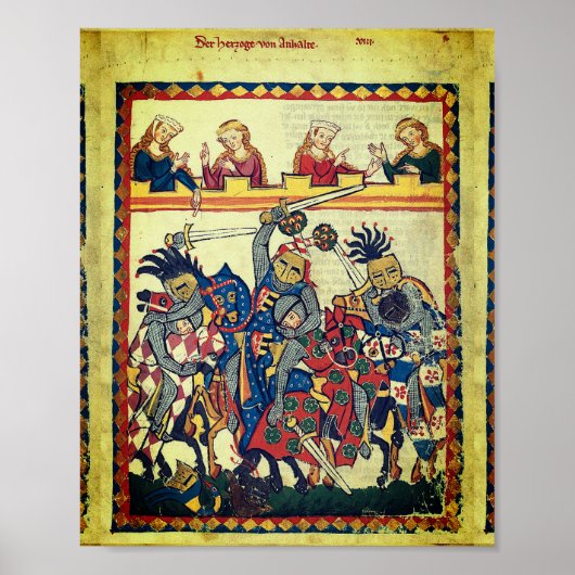Medieval toernooi poster (Voorkant)