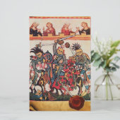 MEDIEVAL TOURNAMENT, BESTRIJDING VAN KNIGHTS EN DA BRIEFPAPIER (Staand voorkant)