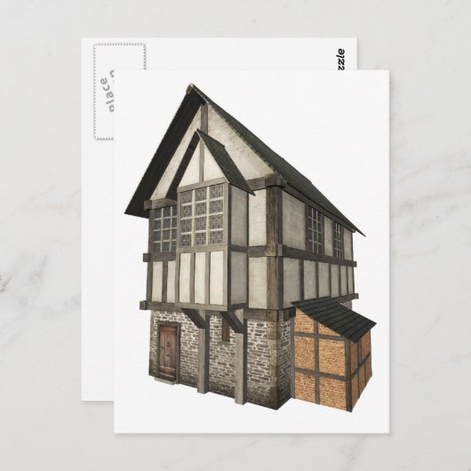 Medieval Town House Briefkaart (Voorkant / Achterkant)