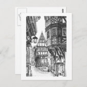 Medieval Townscape Briefkaart (Voorkant / Achterkant)