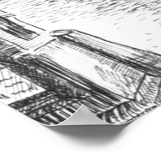 Medieval Townscape Poster (Hoek)