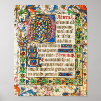 Medieval verlicht manuscript