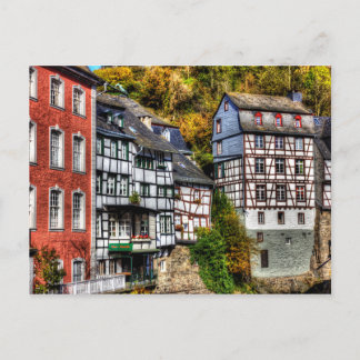 Medieval Village Monschau in Duitsland Briefkaart