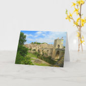 Medieval Village Spain Card Kaart (Gele Bloem)
