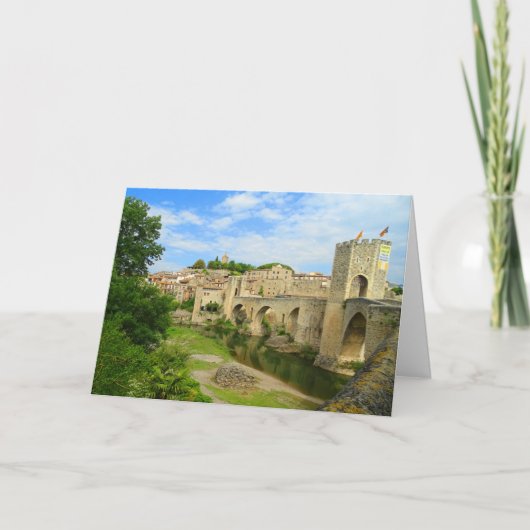 Medieval Village Spain Card Kaart (Voorkant)