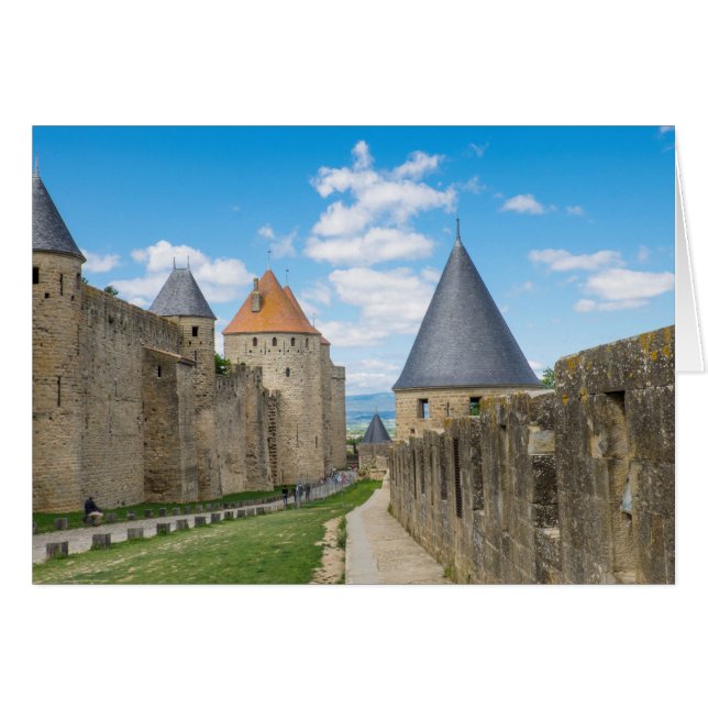 Medieval walls van Carcassonne (Voorkant Horizontaal)