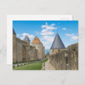 Medieval walls van Carcassonne Briefkaart (Voorkant / Achterkant)