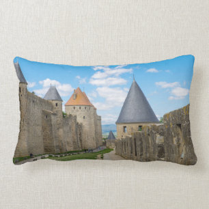 Medieval walls van Carcassonne Kussen