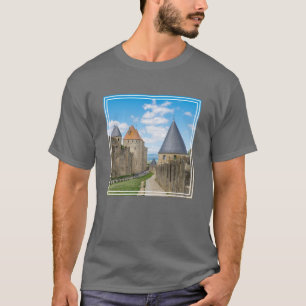 Medieval walls van Carcassonne T-shirt