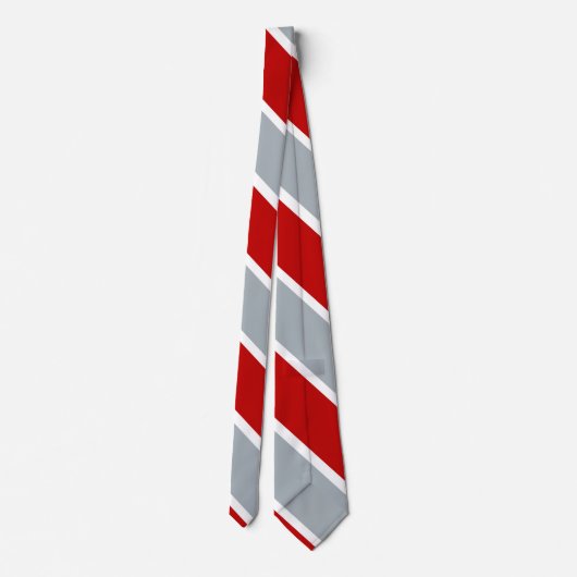 Medieval Warrior University Stripe Stropdas (Achterkant)
