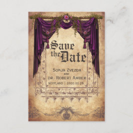 Medieval Wedding Save the Date uitnodiging