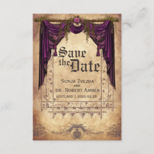 Medieval Wedding Save the Date uitnodiging