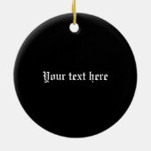 Medieval Welsh Dragon gepersonaliseerd Keramisch Ornament (Achterkant)