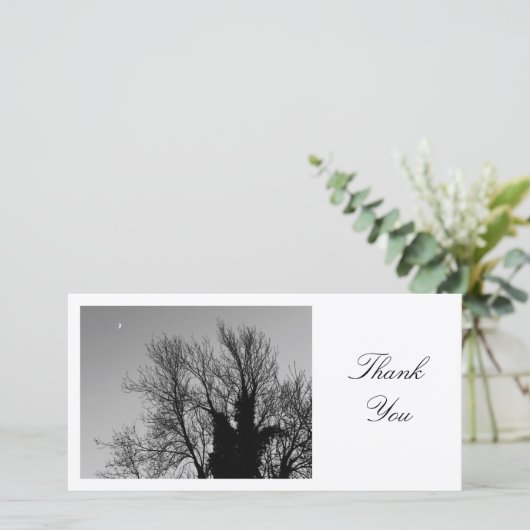 Medieval Winter middag - Dank u wel Bedankkaart (Staand voorkant)