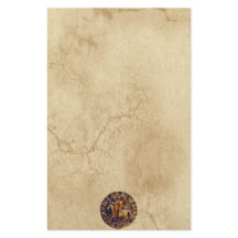 Medieval zegel van de Templar van de Knachten