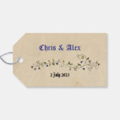 Medievele dieren dank je wel voor het label cadeaulabel (Achterkant Horizontaal)